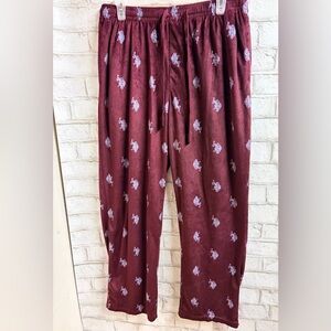U.S. Polo Assn. Burgundy & Blue Soft PJ bottoms